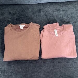 Set of Athleta Sweatshirts Size Small